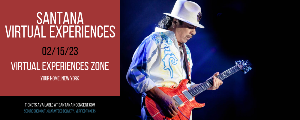 Santana - Virtual Experiences [CANCELLED] at Santana Concert