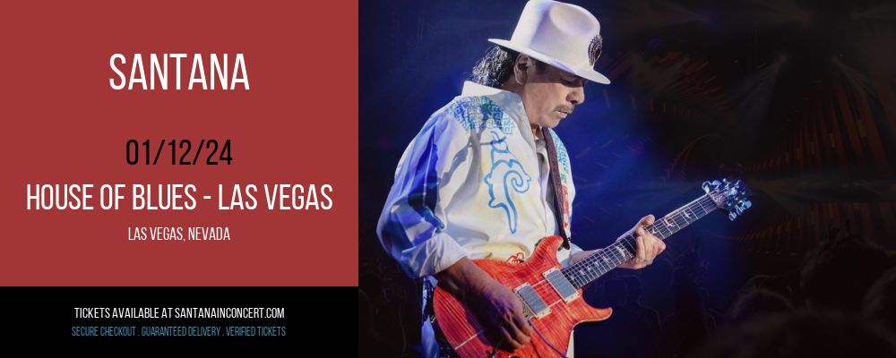 Santana [CANCELLED] at House Of Blues at House Of Blues