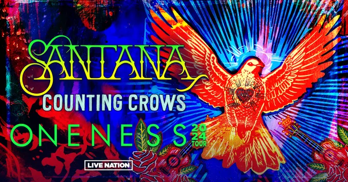 Santana & Counting Crows at Riverbend Music Center